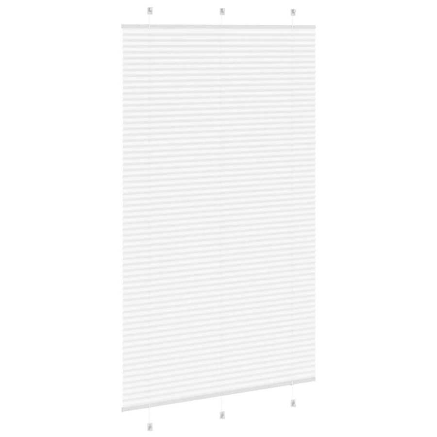 Plissé rolgordijn 115x200 cm stofbreedte 114,4cm polyester wit