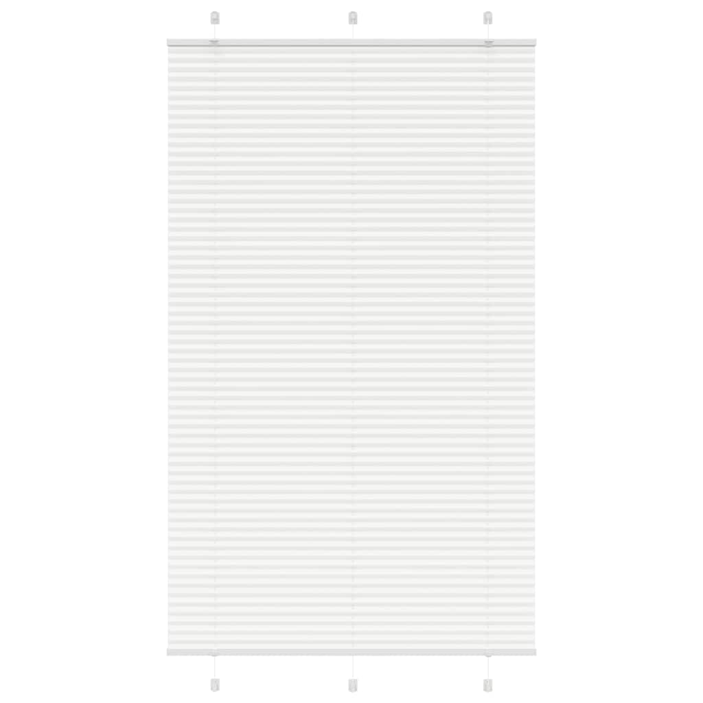 Plissé rolgordijn 120x200 cm stofbreedte 119,4cm polyester wit