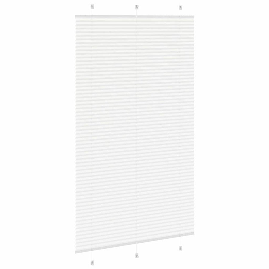 Plissé rolgordijn 120x200 cm stofbreedte 119,4cm polyester wit