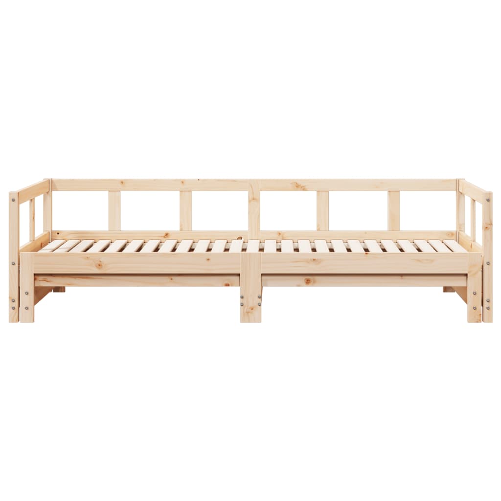Slaapbank zonder matras 90x190 cm massief grenenhout