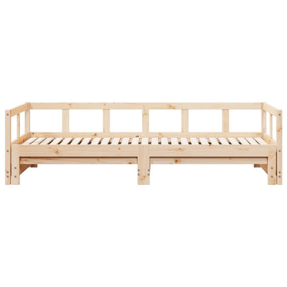 Slaapbank zonder matras 90x190 cm massief grenenhout
