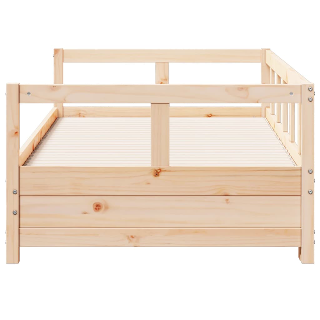 Slaapbank zonder matras 90x190 cm massief grenenhout