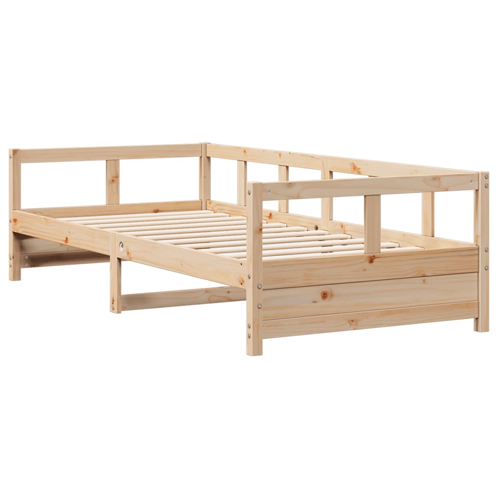 Slaapbank 80x200 cm massief grenenhout naturel