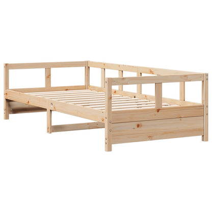 Slaapbank 80x200 cm massief grenenhout naturel