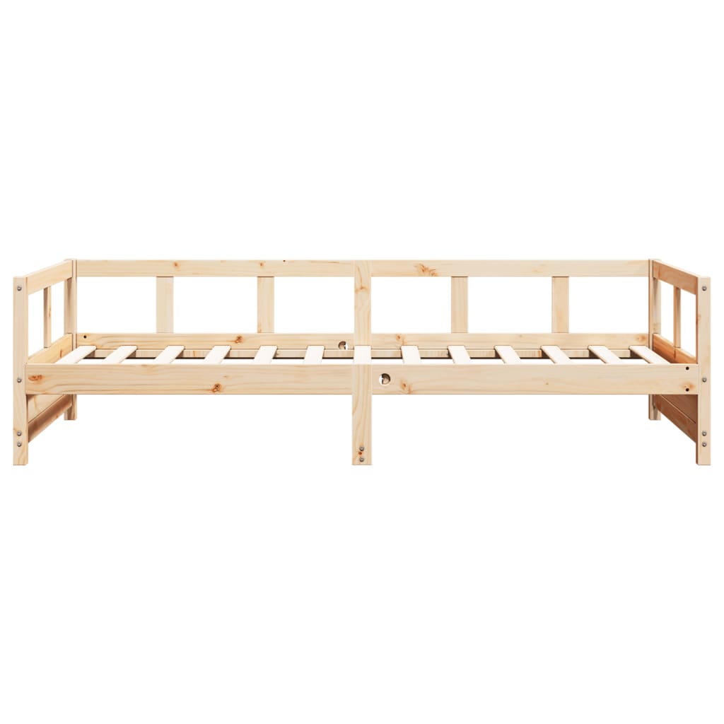 Slaapbank 80x200 cm massief grenenhout naturel