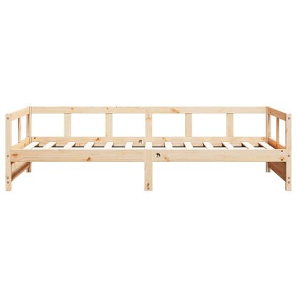 Slaapbank 80x200 cm massief grenenhout naturel