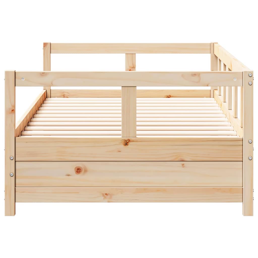 Slaapbank 80x200 cm massief grenenhout naturel