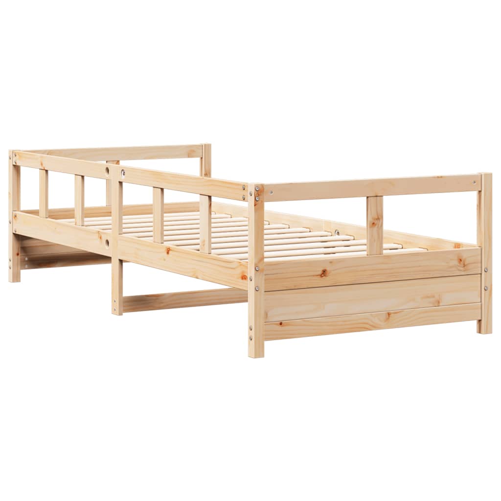 Slaapbank 80x200 cm massief grenenhout naturel