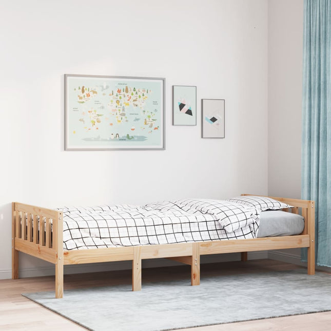 Kinderbed zonder matras massief grenenhout 80x200 cm