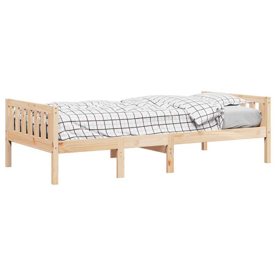 Kinderbed zonder matras massief grenenhout 90x200 cm
