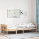 Kinderbed zonder matras massief grenenhout 90x200 cm