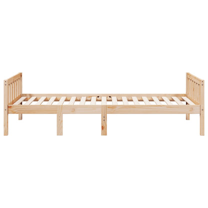 Kinderbed zonder matras massief grenenhout 90x190 cm