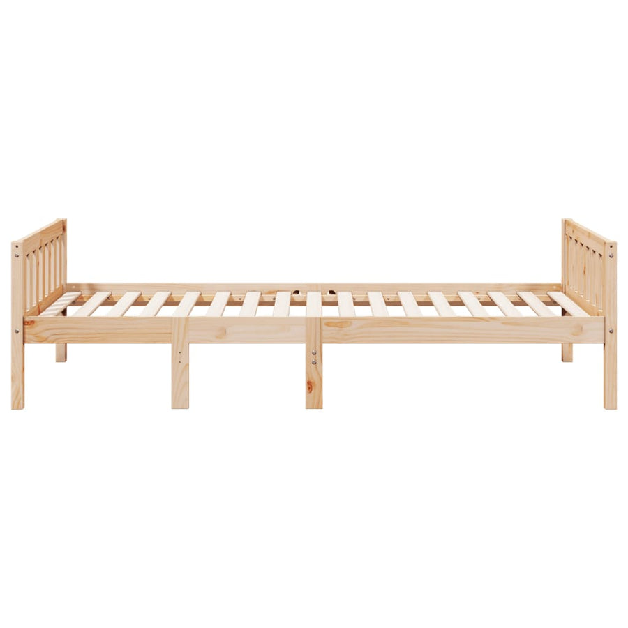 Kinderbed zonder matras massief grenenhout 90x190 cm