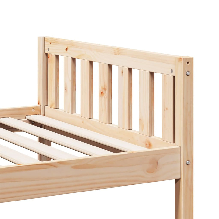 Kinderbed zonder matras massief grenenhout 90x190 cm