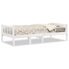 Kinderbed zonder matras massief grenenhout wit 75x190 cm