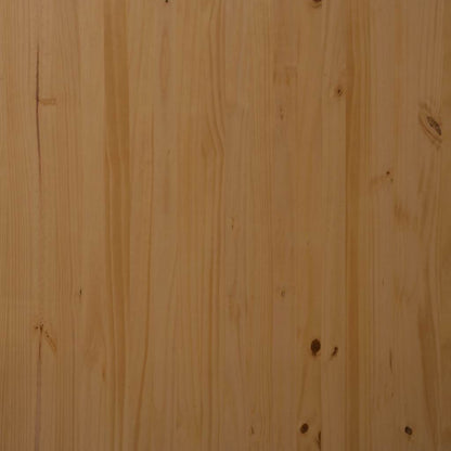 Ladekast Moss Verrijdbaar Massief Grenenhout Honingbruin En Wit 53 x 39 x 65.5 cm