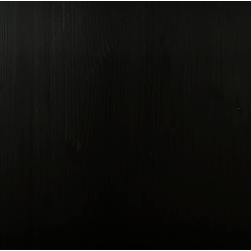 Ladekast Moss Verrijdbaar Massief Grenenhout Zwart 53 x 39 x 103 cm