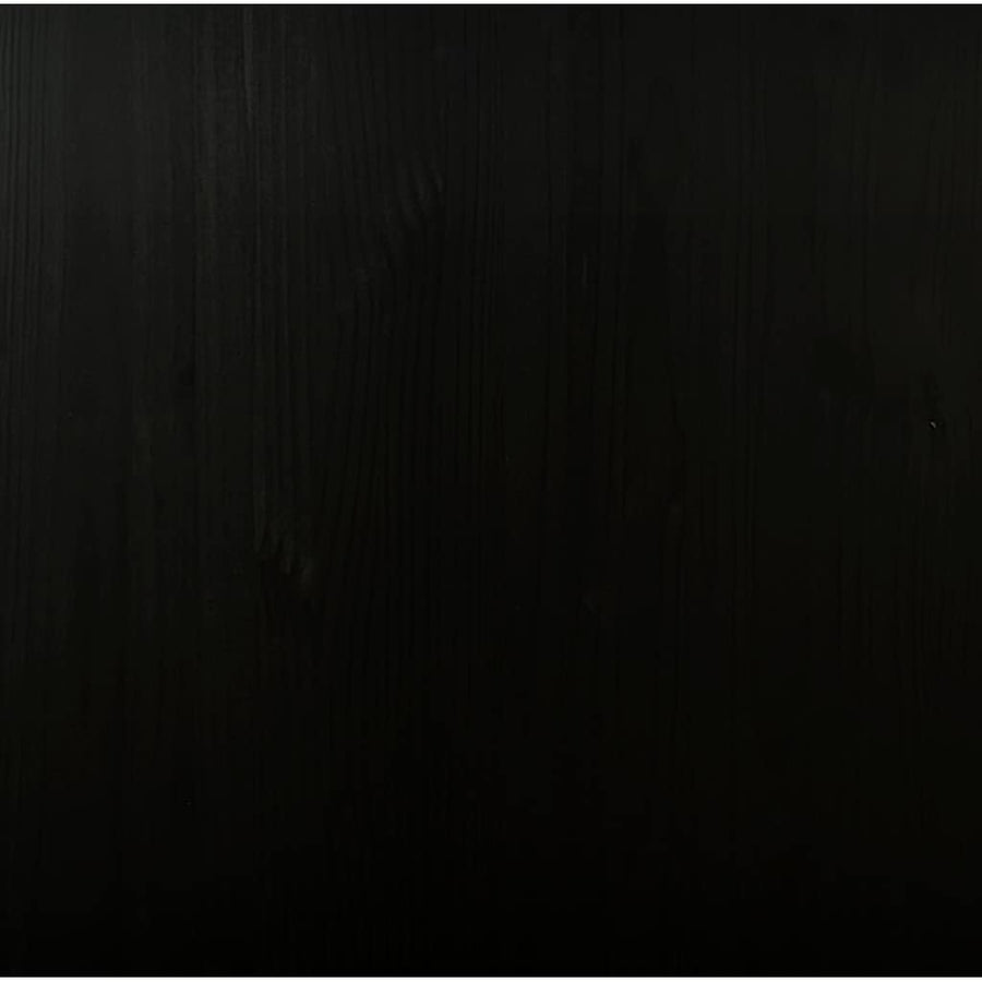 Ladekast Moss Verrijdbaar Massief Grenenhout Zwart 53 x 39 x 103 cm