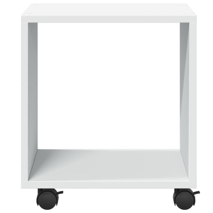 Rolkast 37x33x42,5 cm bewerkt hout wit
