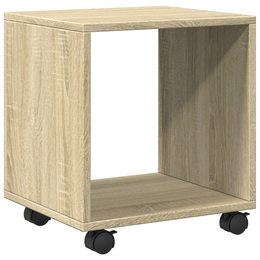 Rolkast 37x33x42,5 cm bewerkt hout sonoma eikenkleurig