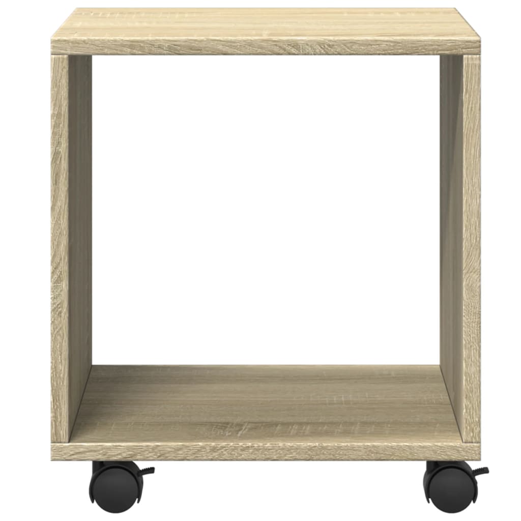 Rolkast 37x33x42,5 cm bewerkt hout sonoma eikenkleurig