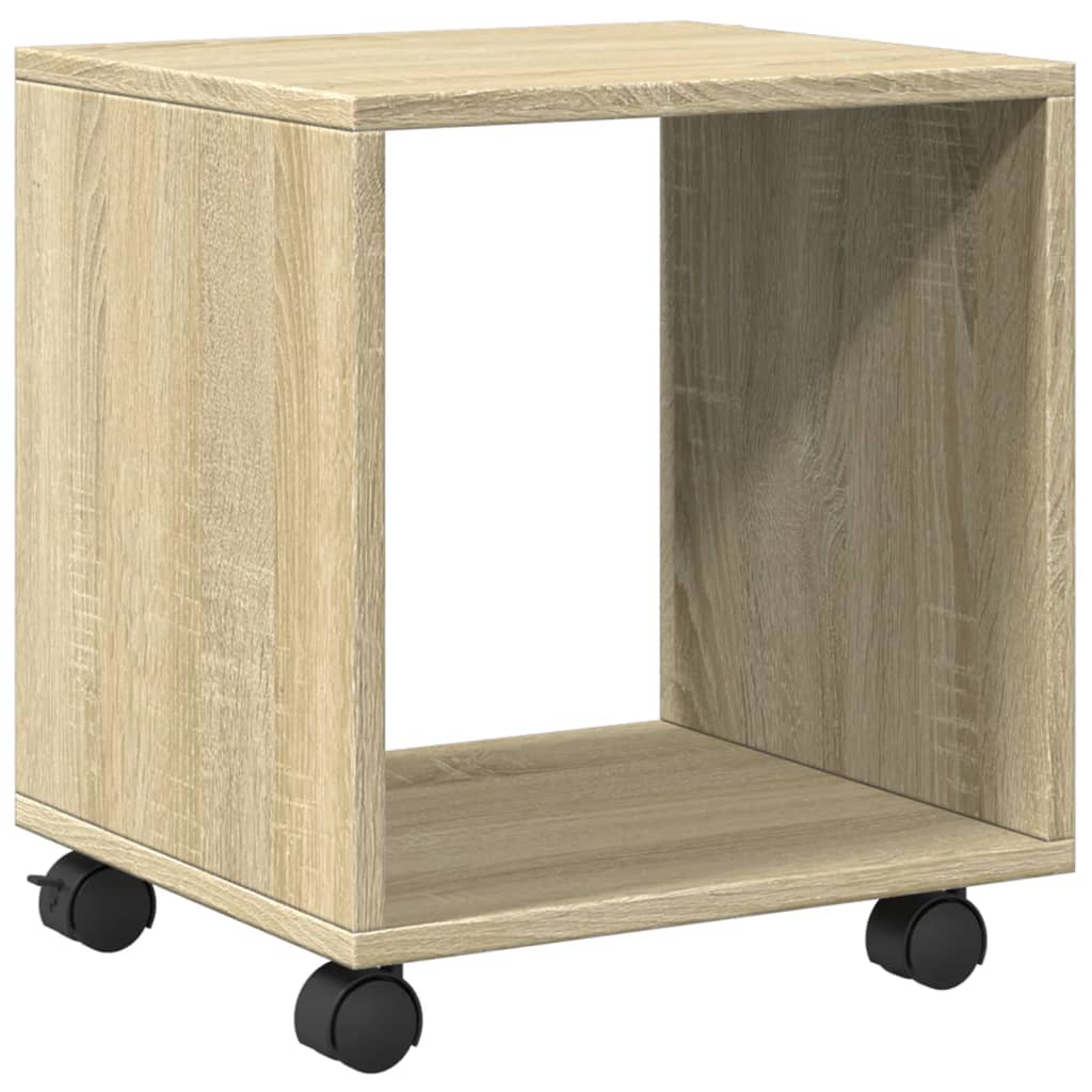 Rolkast 37x33x42,5 cm bewerkt hout sonoma eikenkleurig