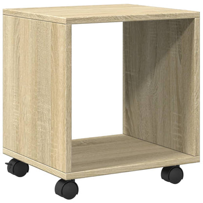 Rolkast 37x33x42,5 cm bewerkt hout sonoma eikenkleurig