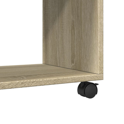 Rolkast 37x33x42,5 cm bewerkt hout sonoma eikenkleurig
