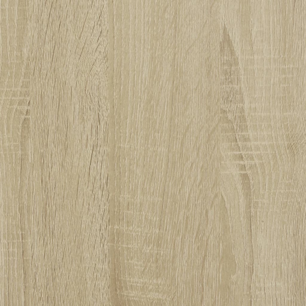 Rolkast 37x33x42,5 cm bewerkt hout sonoma eikenkleurig