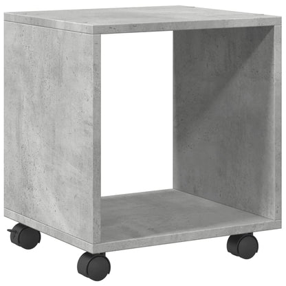 Rolkast 37x33x42,5 cm bewerkt hout betongrijs