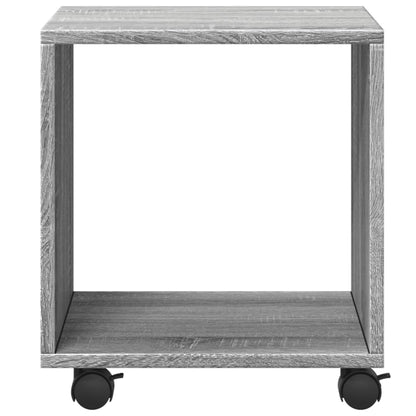 Rolkast 37x33x42,5 cm bewerkt hout grijs sonoma eiken kleurig
