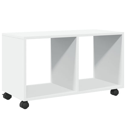Rolkast 72x33x42,5 cm bewerkt hout wit