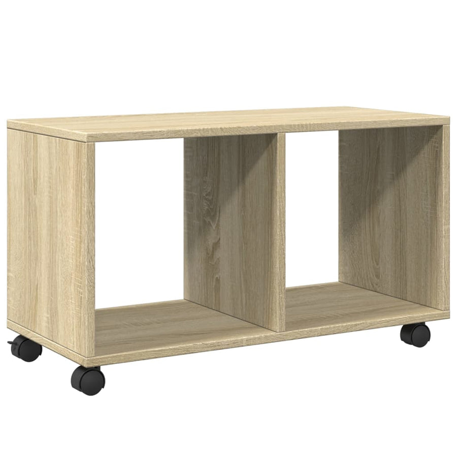 Rolkast 72x33x42,5 cm bewerkt hout sonoma eikenkleurig