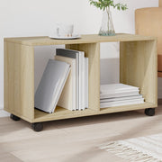 Rolkast 72x33x42,5 cm bewerkt hout sonoma eiken