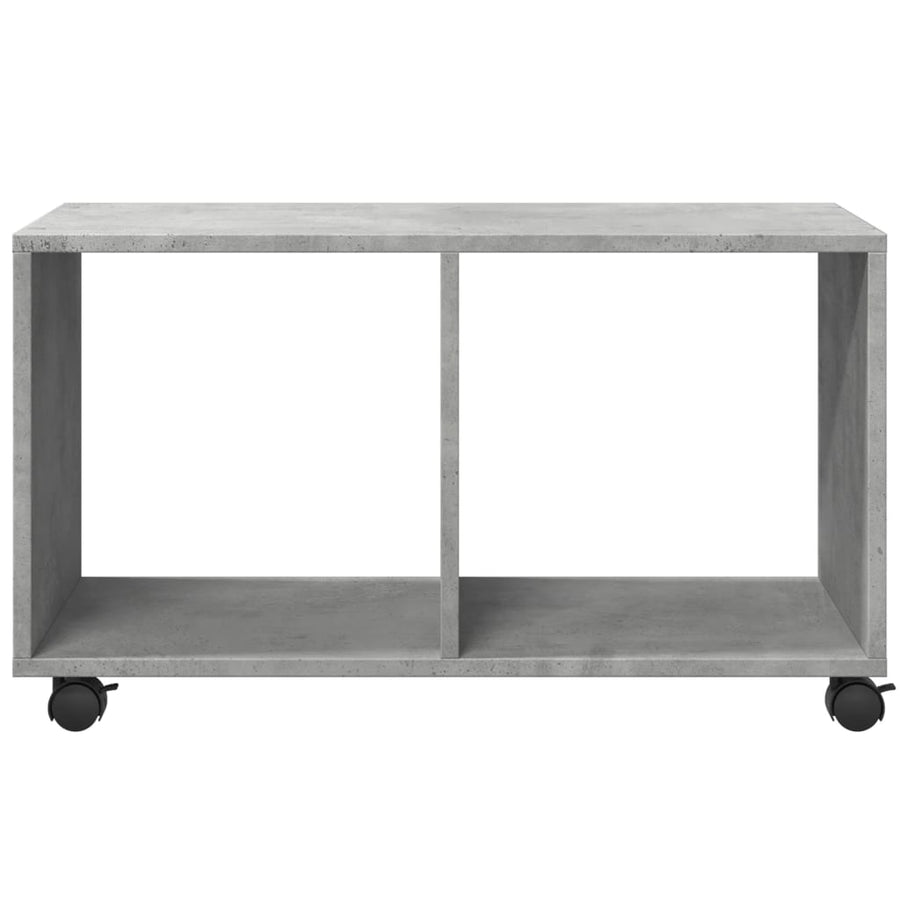 Rolkast 72x33x42,5 cm bewerkt hout betongrijs
