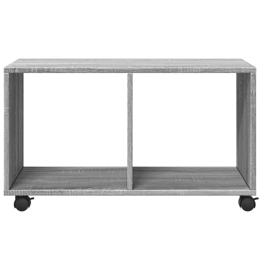 Rolkast 72x33x42,5 cm bewerkt hout grijs sonoma eikenkleurig