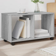 Rolkast 72x33x42,5 cm bewerkt hout grijs