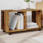 Rolling cabinet 72x33x42.5 cm treated wood old wood color