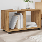 Rolkast 72x33x42,5 cm bewerkt hout eikenkleurig