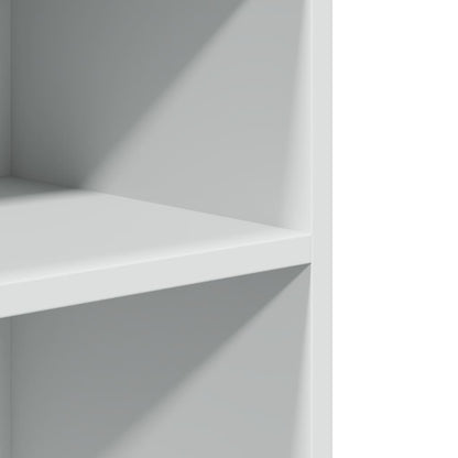 Bijzettafel met wieltjes 55x60x78 bewerkt hout wit