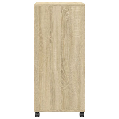 Rolkast 55x40x91 cm bewerkt hout sonoma eikenkleurig