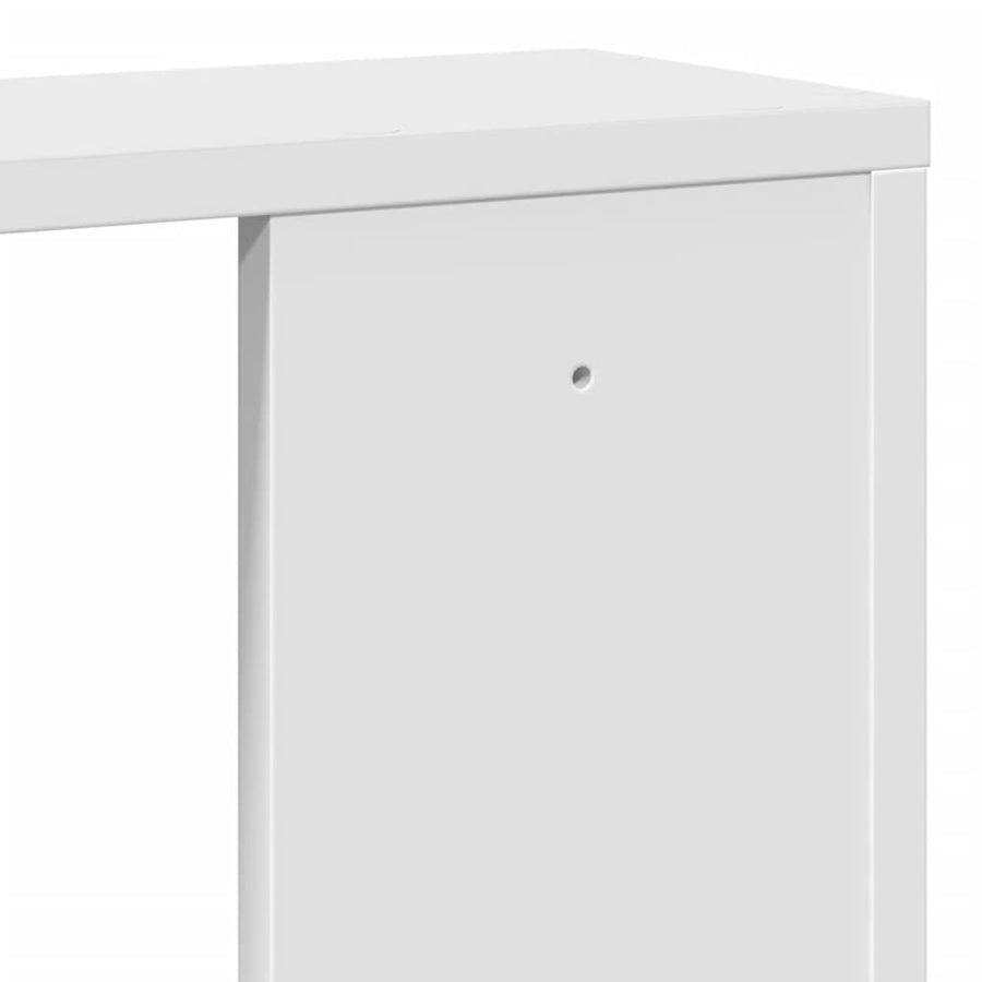 Wandschap 100x15x70 cm bewerkt hout wit