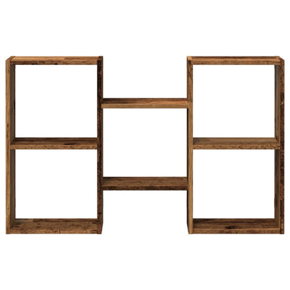 Wandschap 96X18X60 Cm Bewerkt Hout Kleurig Oud hout