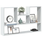 Wandplank 99x15x60 cm wit bewerkt hout