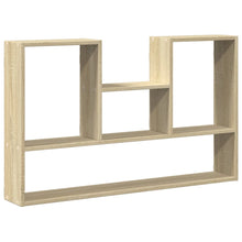 Wandschap 99x15x60 cm bewerkt hout sonoma eikenkleurig