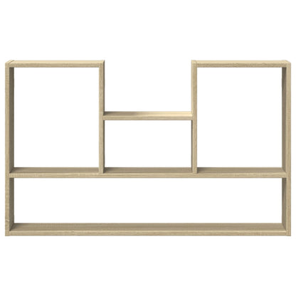 Wandschap 99x15x60 cm bewerkt hout sonoma eikenkleurig