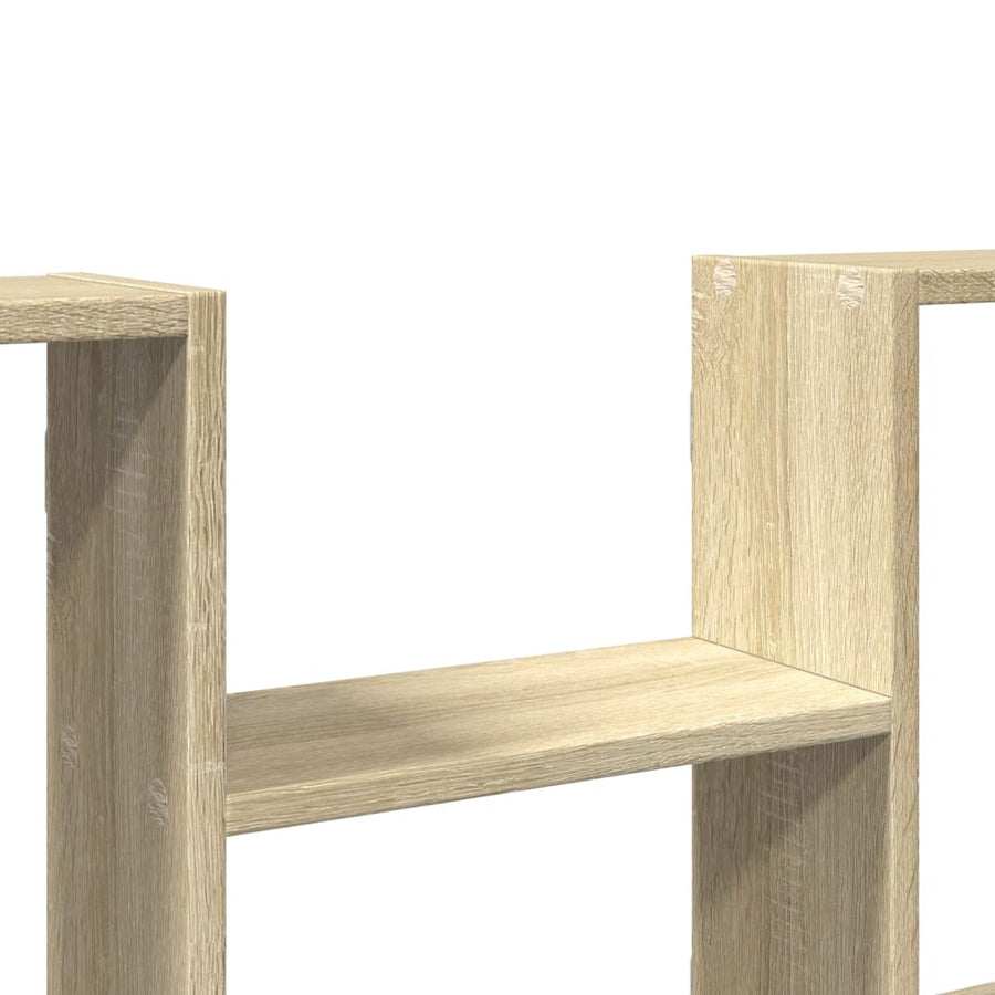 Wandschap 99x15x60 cm bewerkt hout sonoma eikenkleurig