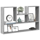 Wall shelf 99x15x60 cm engineered wood grey Sonoma oak