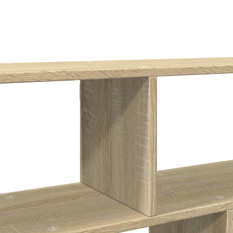 Wandschap 100x25x50 cm bewerkt hout sonoma eikenkleurig