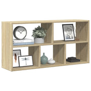 Wandschap 100x25x50 cm bewerkt hout sonoma eiken